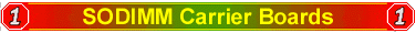 SODIMM Carrier Boards