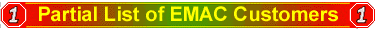 Partial List of EMAC Customers