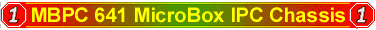 MBPC-641 MicroBox IPC Chassis