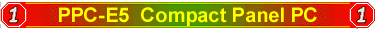 PPC-E5 Compact Panel PC
