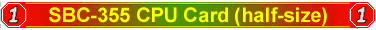 SBC-355 CPU Card (Half-Size)