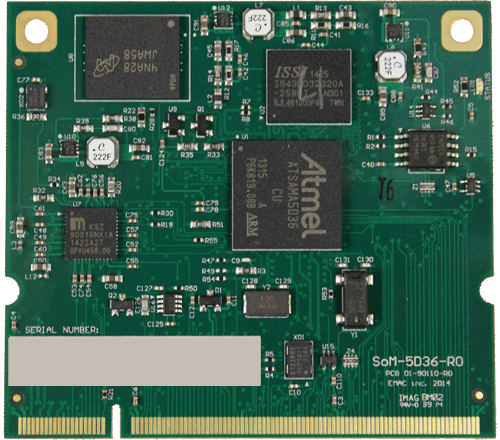 SoM-A5D36 ARM System on Module